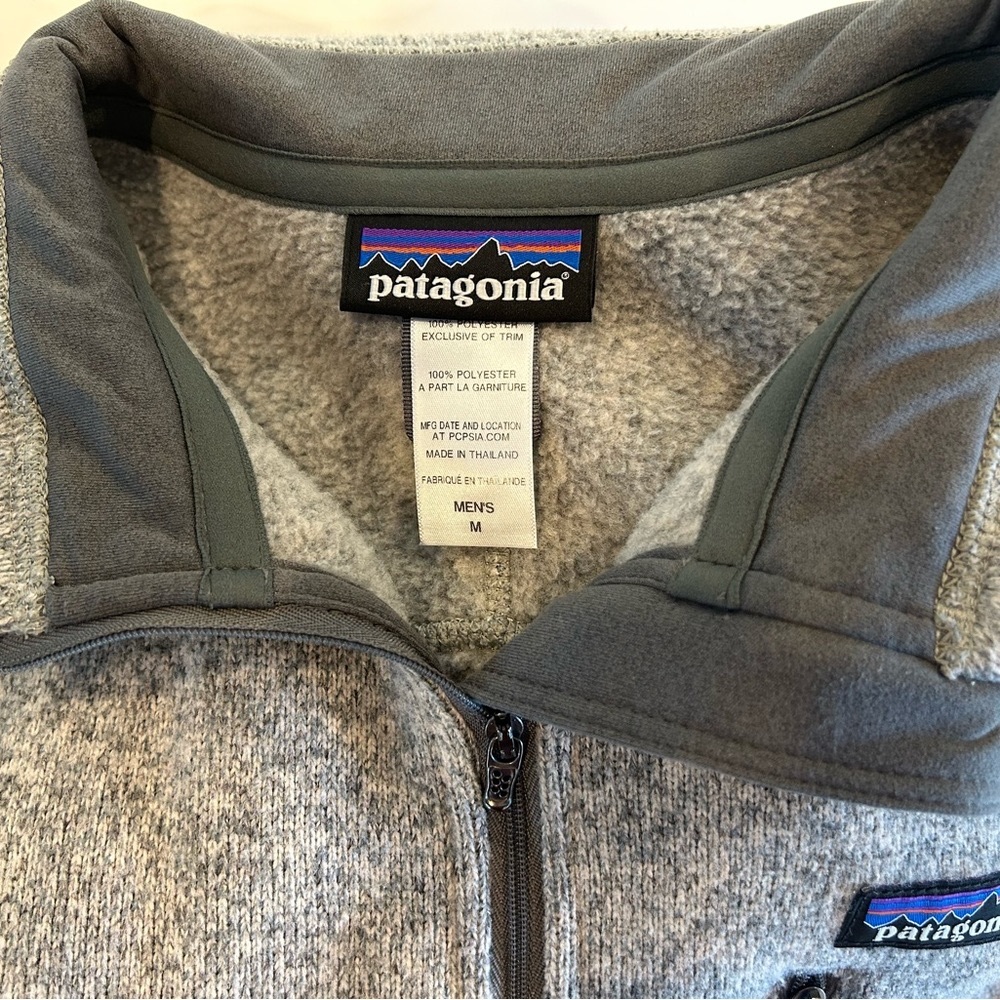 Men’s Medium Patagonia half zip jacket